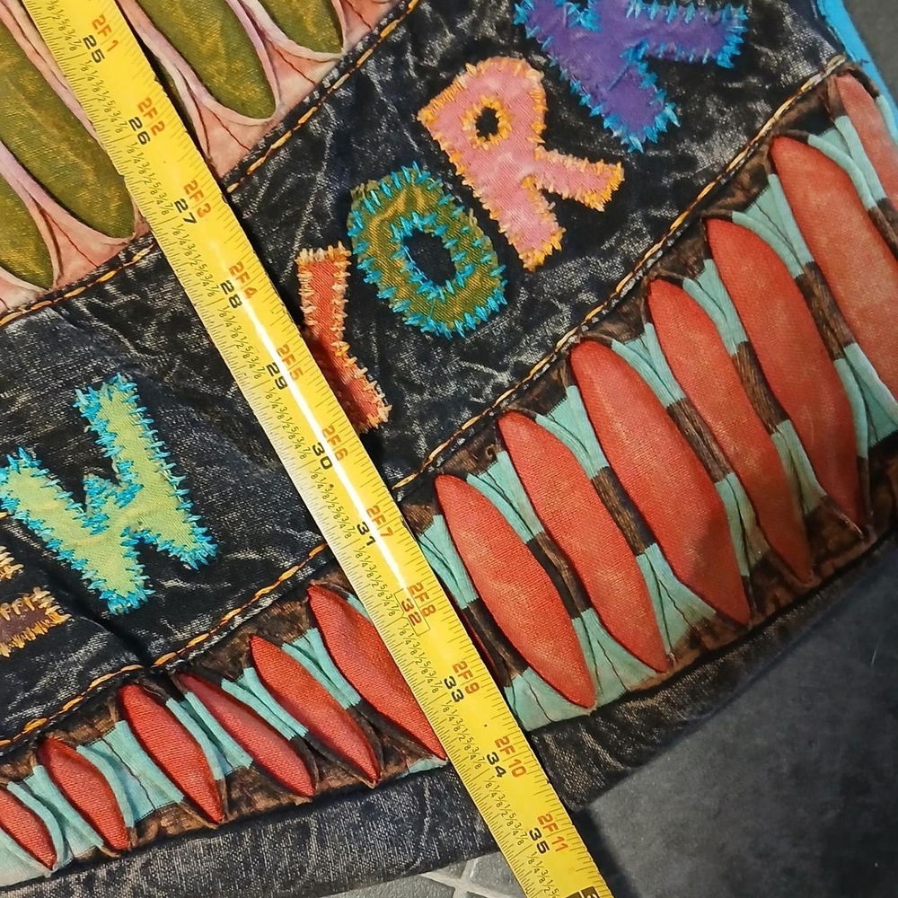 Source Unknown Multicolor Patchwork New York Hobo… - image 2